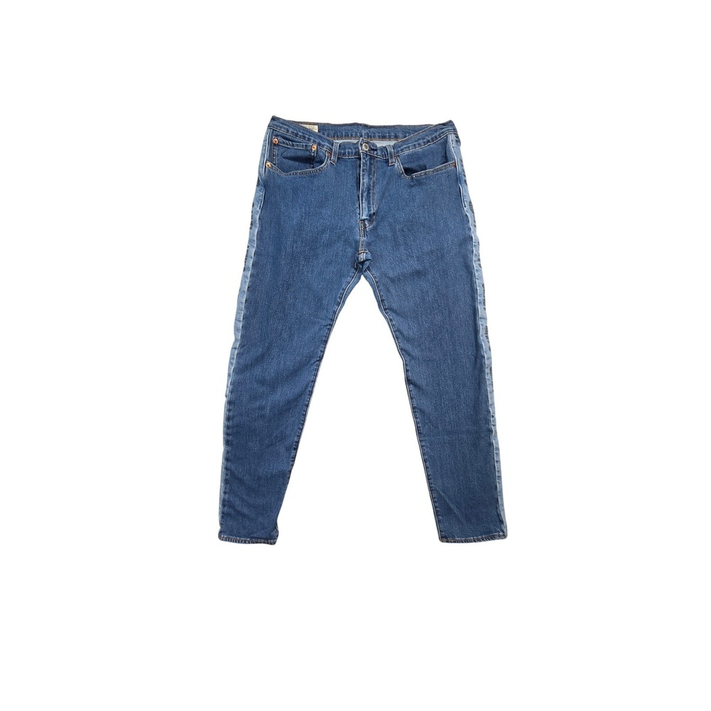 Levi's Hi-Ball Taper Jeans Mens 34 Blue Premium Side Stripe Logo Denim Skater